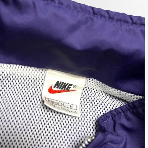 Nike VINTAGE 90s Retro Light Spring Windbreaker Designer Jacket - Women Medium - Picture 3 of 4